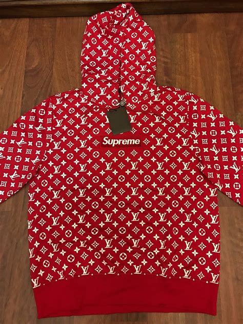 how many supreme louis vuitton sweaters made|supreme x louis vuitton hoodie.